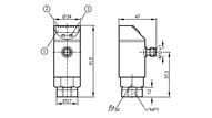Czujnik ciśnienia z wyświetlaczem PN-1-1BRBN14-MFRKG/US/ /V (PY2209) - IFM