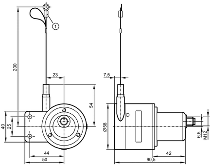 Enkoder linkowy DRAw wIRE ENCODER (RMS001) - IFM