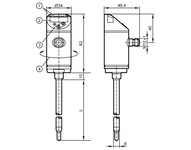 Czujnik przepływu SAEXXXXBFRKG/US-100 (SA4300) - IFM