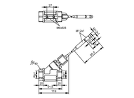 Przepływomierz z zaworem zwrotnym SBT11XKX10KG/O/US (SBT646) - IFM