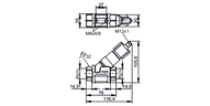 Przepływomierz z zaworem zwrotnym SBY34HF010KG/US (SBY432) - IFM