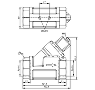 Przepływomierz z zaworem zwrotnym SBY32HF010KG/US (SBY457) - IFM
