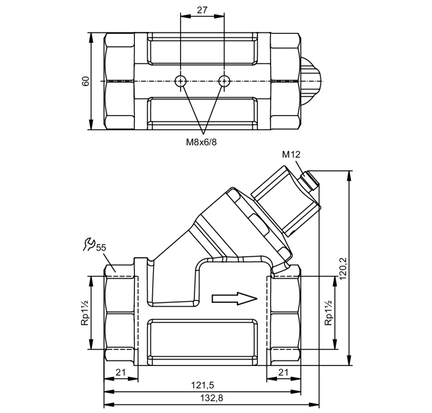 Przepływomierz z zaworem zwrotnym SBY32HF010KG/US (SBY458) - IFM