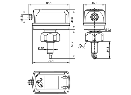 Miernik sprężonego powietrza SDD11DXXFRKG/US-100 (SD1440) - IFM