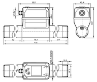 Licznik gazów przemysłowych SDR11DGXFRKG/US-100 (SD8600) - IFM