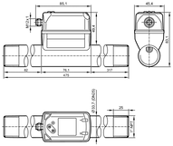 Licznik gazów przemysłowych SDN11DGXFRKG/US-100 (SD8601) - IFM