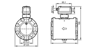 Miernik sprężonego powietrza SDG2 1/2"METRIS PB DN65 SS (SDG350) - IFM