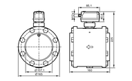 Miernik sprężonego powietrza SDG4"/METRIS PB DN100 (SDG550) - IFM