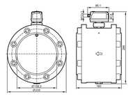 Miernik sprężonego powietrza SDG6"/METRIS PB DN150 (SDG750) - IFM