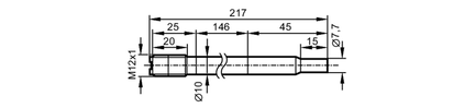 Czujnik przepływu do podłączenia do jednostki przetwarzającej SFG10ABB /US-100 (SF6200) - IFM