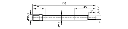Czujnik przepływu do podłączenia do jednostki przetwarzającej SFG10ABB /US-100 (SF6201) - IFM