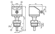 Sygnalizator przepływu SIR11ABBFPKG/US-100-IPF (SI6600) - IFM