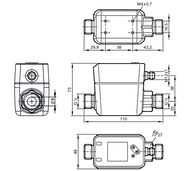 Przepływomierz elektromagnetyczny SMR12XGXFRKG/US-100 (SM6020) - IFM