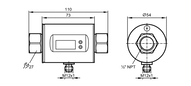 Przepływomierz elektromagnetyczny SMN12GGXFRKG/US-100 (SM6601) - IFM