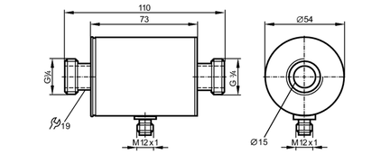 Przepływomierz elektromagnetyczny SMR34GGX10KG/US-100 (SM7050) - IFM
