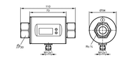 Przepływomierz elektromagnetyczny SMK34GGX50KG/US-100 (SM7404) - IFM