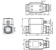 Przepływomierz elektromagnetyczny SMR11XGXFRKG/US-100 (SM8130) - IFM