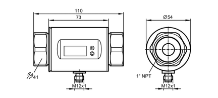 Przepływomierz elektromagnetyczny SMN11GGX50KG/US-100 (SM8604) - IFM