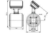 Przepływomierz elektromagnetyczny SMG50KGFFRKG/UST (SMF450) - IFM