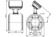 Przepływomierz elektromagnetyczny SMG80KGFFRKG/UST (SMF650) - IFM