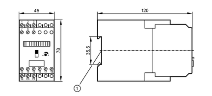 Układ przetwarzania do czujników  przepływu VS2000/ 24VDC/EXI/1G (SR2301) - IFM