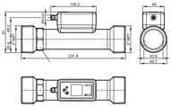 Przepływomierz ultradźwiękowy SUN21XFBFRKG/US (SU2621) - IFM