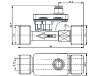 Przepływomierz wirowy SVR34XGXD0KG/US (SV5051) - IFM