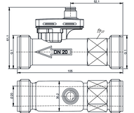 Przepływomierz wirowy SVR11XGXD0KG/US (SV7051) - IFM