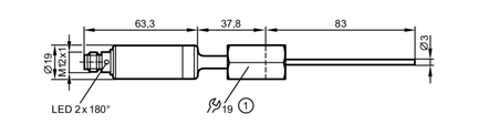 Czujnik temperatury TA-083C2EM38- A-ZVG/US (TA1322) - IFM