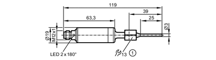 Czujnik temperatury TA-025C2EM81-A-ZVG/US (TA1612) - IFM