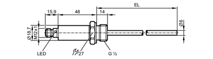 Czujnik temperatury TA-030CLER12-A-ZVG/US (TA2405) - IFM