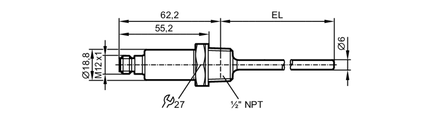 Czujnik temperatury TA-100FLEN12-A-ZVG/US (TA3633) - IFM