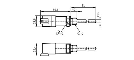 Czujnik temperatury TA-025CLEM14-A-ZVG/DE (TA4105) - IFM