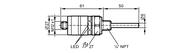 Termostat z intuicyjną nastawą punktu przełączania TK-050CLFN14-QSPKG / US (TK7310) - IFM