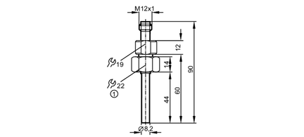 Czujnik temperatury z przyłączem procesowym TM-045-BEM18    /US (TM9950) - IFM