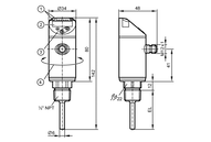 Czujnik temperatury z wyświetlaczem TN-050KLBN12-MFRKG/US/ (TN2313) - IFM