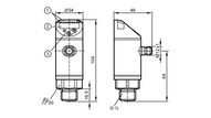Jednostka przetwarzająca z wyświetlaczem do sond temperatury PT100 / PT1000 TR-000KDBM12-MFPKG/US/ (TR2439) - IFM