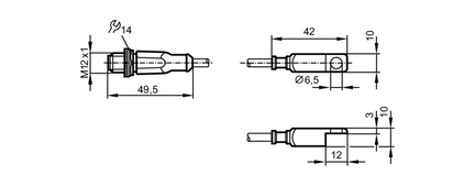 Czujnik temperatury do przykręcenia TS-100KLK.../US (TS1989) - IFM