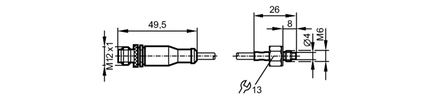 Czujnik temperatury wkręcany TS-200KLKM06...../US (TS2689) - IFM