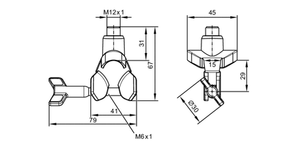 Czujnik temperatury do przykręcenia TSM015K2PCXX/US/ (TSM201) - IFM