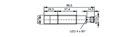 Czujnik ultradźwiękowy w pełnej obudowie metalowej UGA401000R1KG/AM/IO/US (UGT304) - IFM