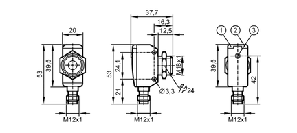 Czujnik ultradźwiękowy UGQ00800F1KG/US (UGT588) - IFM