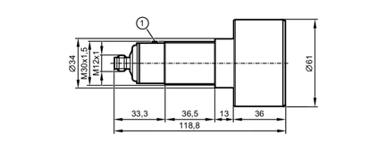 Czujnik ultradźwiękowy UIA08000E1KG/IO-Link/US (UIT507) - IFM