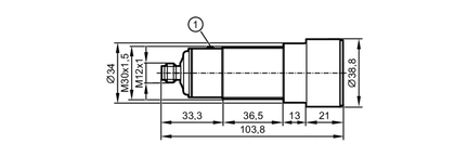 Czujnik ultradźwiękowy UIA06000F2KG/US (UIT514) - IFM