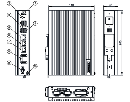 Sprzęt do pracy oprogramowania w środowisku produkcyjnym IPC M2 i5-1145G7E 16GB 1024SSD noOS (ZJF097) - IFM