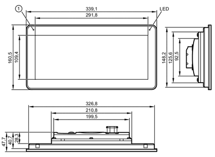 Kontroler krawędzi dla bramek UHF (ZZ1124) - IFM