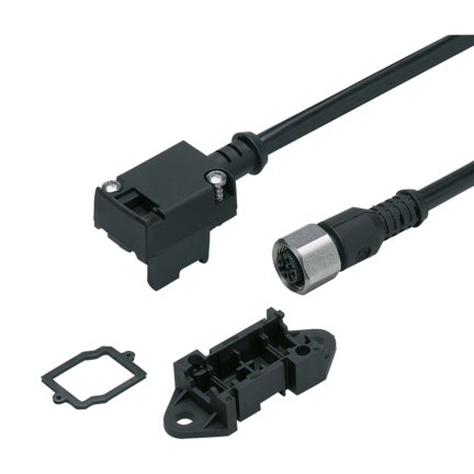 Konektor płaskiego przewodu AS-i FC connector, M12, V2A, 1m (E79998) - IFM
