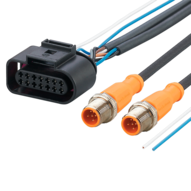 Przewód połączeniowy typu Y Cable/Plug&Play/M12/0.6m (EC3148) - IFM