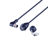 Przewód połączeniowy USB R360/Cable/PDM_NG-USB/angled (EC9125) - IFM