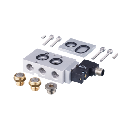 Zawór elektromagnetyczny 5/2 ustawiany na 3/2 zawór elektromagnetyczny (ZJF131) - IFM